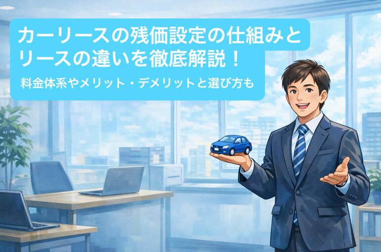 カーリースの残価設定の仕組みとリースの違いを徹底解説！料金体系やメリット・デメリットと選び方も