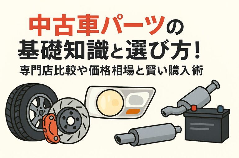 中古車パーツの基礎知識と選び方！専門店比較や価格相場と賢い購入術