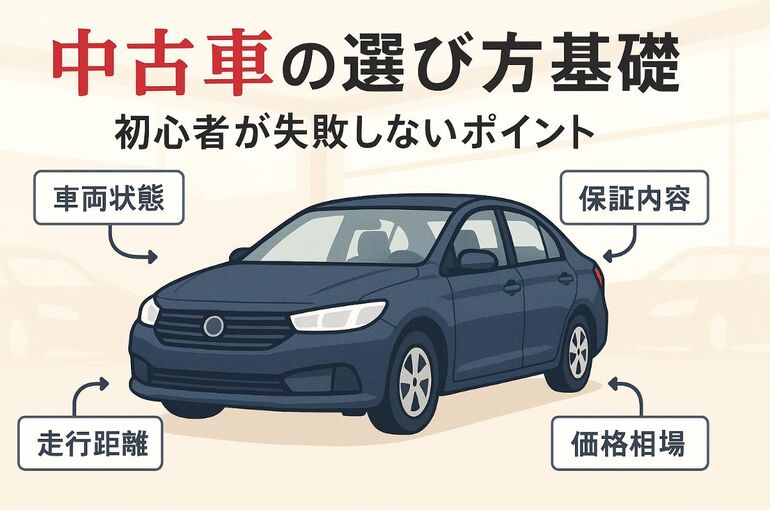 中古車の選び方の基礎知識と初心者が失敗しないポイント完全ガイド