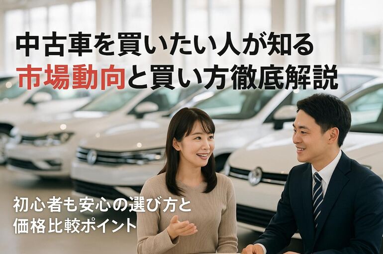 中古車を買いたい人が知る市場動向と買い方徹底解説｜初心者も安心の選び方と価格比較ポイント