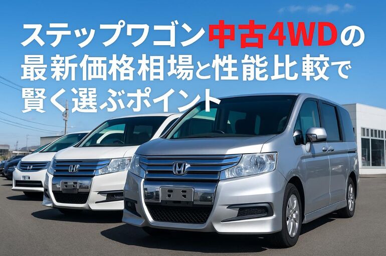 ステップワゴン中古4WDの最新価格相場と性能比較で賢く選ぶポイント