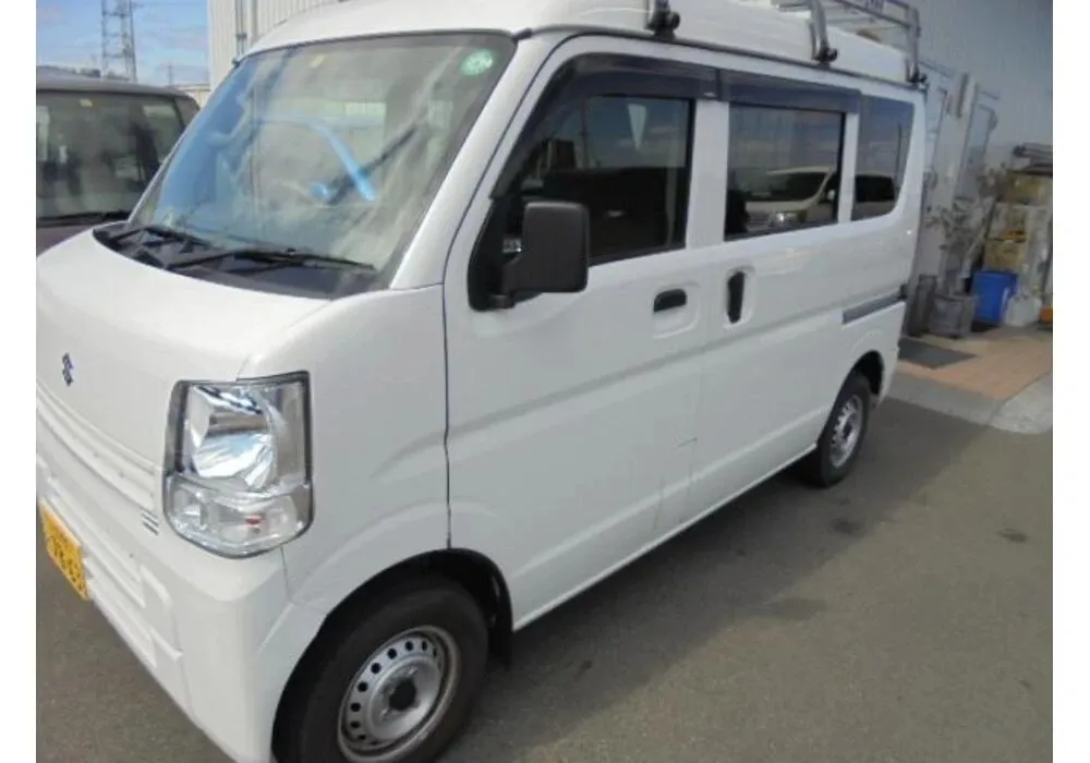 スズキ エブリィバン 車検点検整備 エンジンオイル交換 オイルフィルター交換 ミラー交換