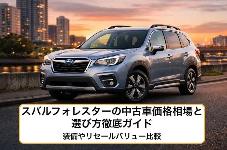 スバルフォレスターの中古車価格相場と選び方徹底ガイド！装備やリセールバリュー比較