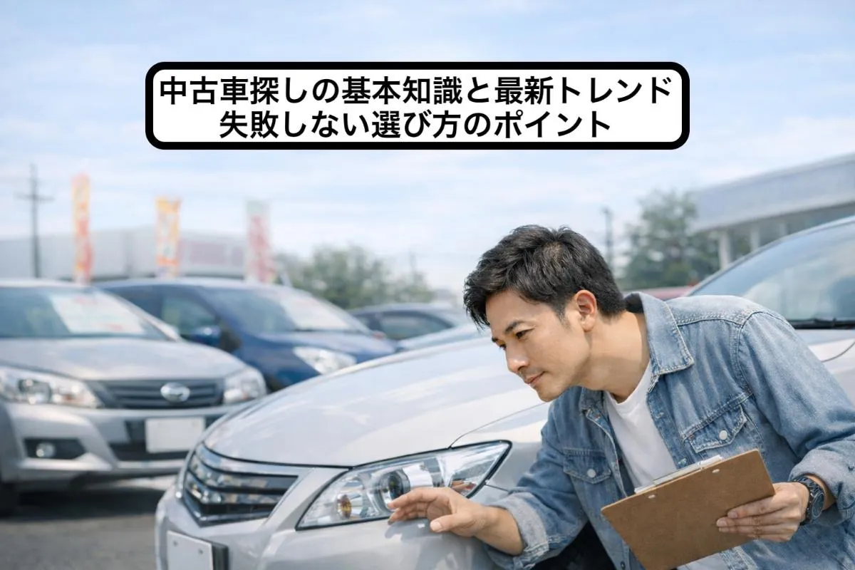 中古車探しの基本知識と最新トレンド|失敗しない選び方のポイント