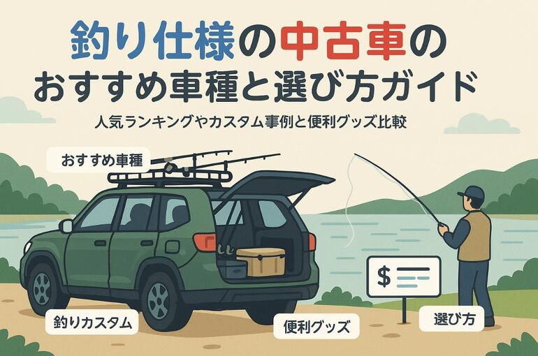 釣り仕様の中古車のおすすめ車種と選び方ガイド｜人気ランキングやカスタム事例と便利グッズ比較