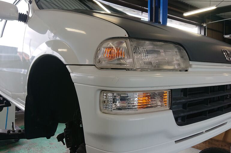 大阪　寝屋川市よりハブベアリング交換修理ホンダトゥデイご入庫頂きました。京都　八幡市　枚方市　楠葉　京田辺市　久御山町　城陽市等からもお問い合わせお待ちしてます。