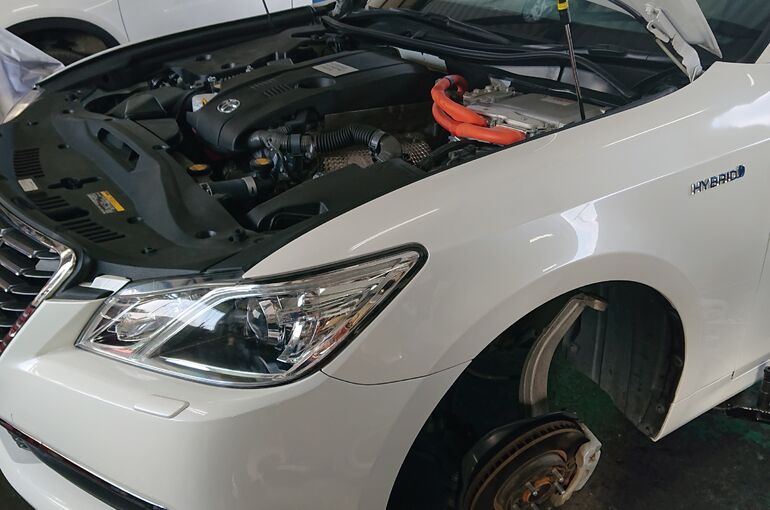 京都　長岡京市より　クラウン　ダウンサス取付　200系　部品持ち込み