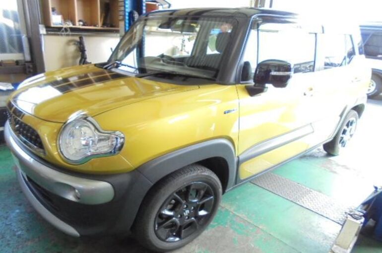 スズキ　クロスビー　アップサス取り付け　持ち込み取り付け　京都府八幡市