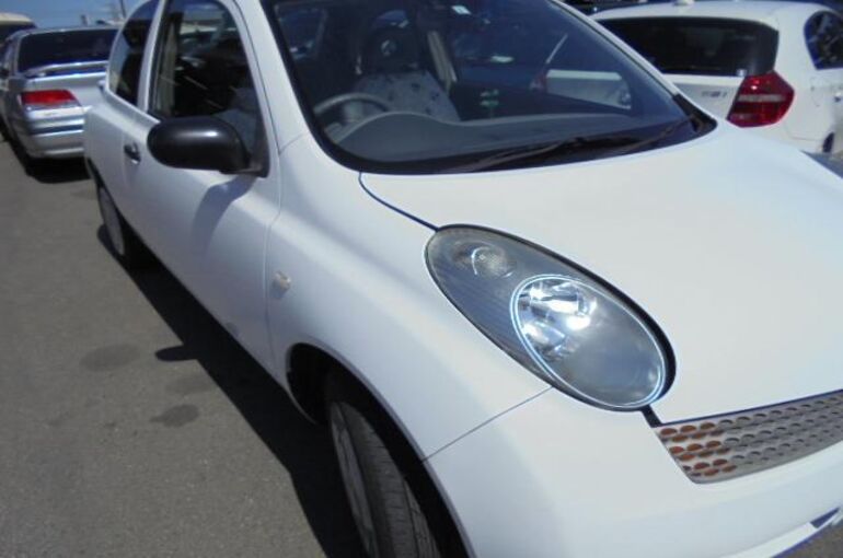 日産　マーチ　K12　車検点検整備　バッテリー交換　京都　八幡市