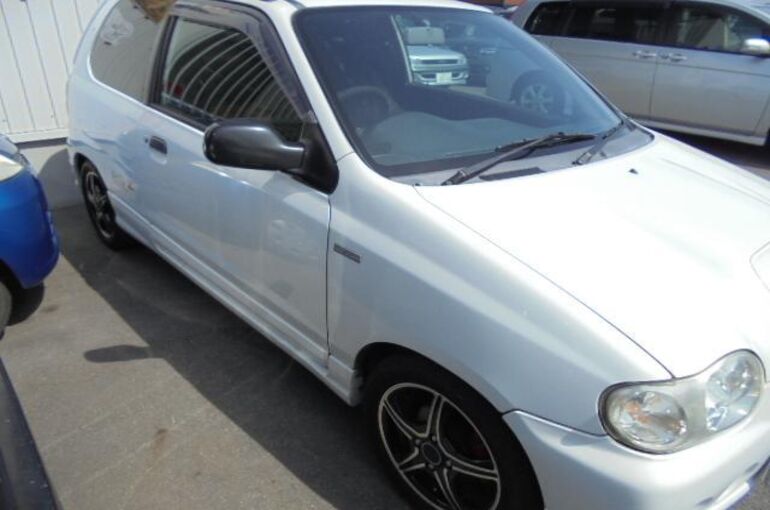 スズキ　アルトワークス　ＨＡ22Ｓ　車検点検整備　ブレーキオイル、エアーエレメント交換　京都八幡市